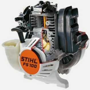 STIHL FS 89 Benzin Motorsense Mit Grasschneideblatt Sturm Motor Und